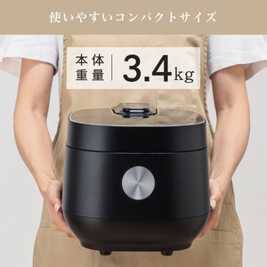 【新品未開封】MAXZEN IHジャー炊飯器 MIH-TX401-BK MAXZEN MIH-TX401-BK ブラック [IH炊飯器(4合炊き)] | 激安の新品・型