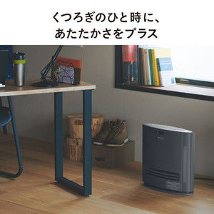 PANASONIC DS-FKX1206-H グレー [加湿セラミックファンヒーター