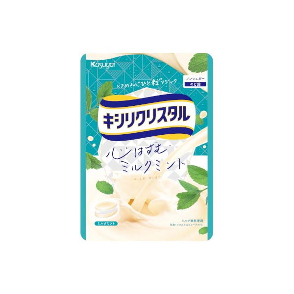 春日井製菓 春日井 キシリクリスタルミルクミントのど飴 71g x6