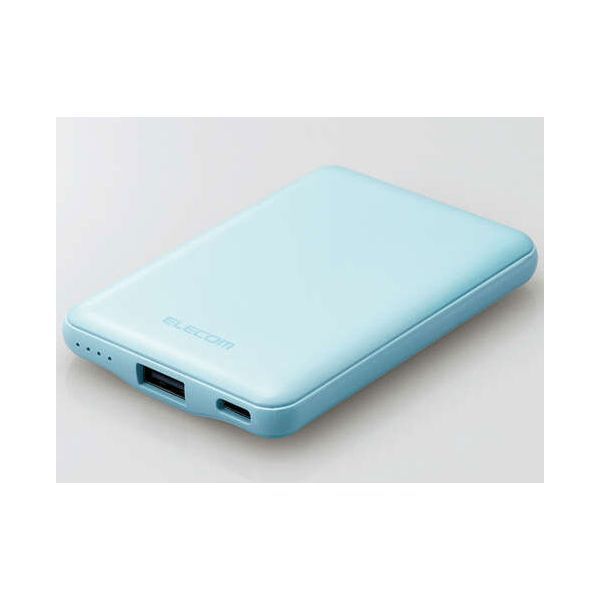 ELECOM DE-C37-5000BU oCobe[ `ECIdr ܂[dΉ 12WΉ USB-Ao1|[g Type-C5000mAh u[