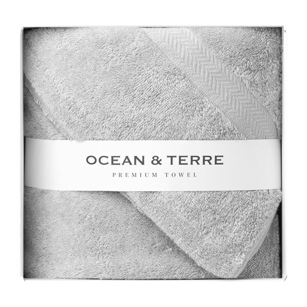OCEAN&TERRE PREMIUM バスタオル1枚 グレー A604