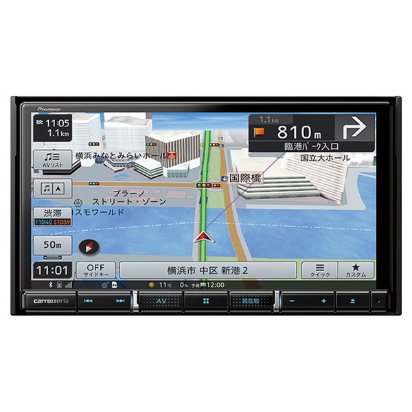 PIONEER AVIC-RZ812-D 楽ナビ [7V型180mmモデル フルセグチューナー AV