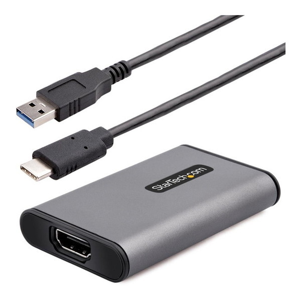 StarTech 4K30-HDMI-CAPTURE [ビデオキャプチャーユニット (USB-C & USB-A接続/4K30Hz HDMI/USB  Video Class/Thunderbolt 3/Windows/Mac/Ubuntu/外付USB HDMIキャプチャーボード)] |