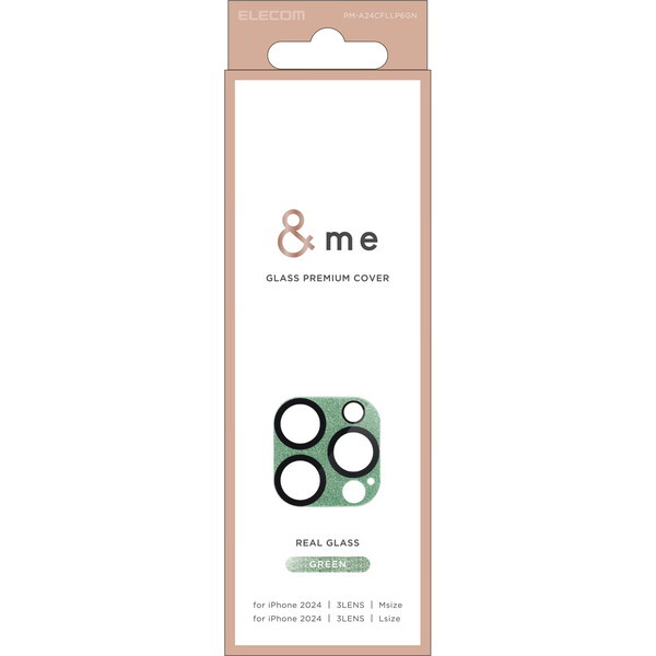 ELECOM PM-A24CFLLP6GN O[ &me [iPhone16 Pro / iPhone16 Pro Max J YJo[ KX SʃOb^[]