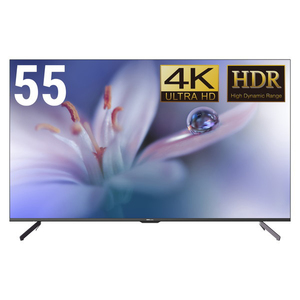 DMM.com 55型ワイド 4K 液晶ディスプレイ + テレビスタンド (43～65 