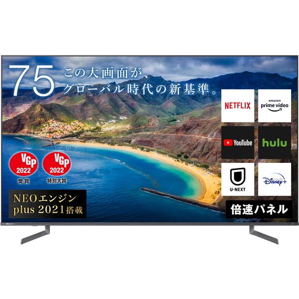 Hisense 75U8FG [75V型 地上・BS・110度CSデジタル 4Kチューナー内蔵 LED液晶テレビ] |  激安の新品・型落ち・アウトレット 家電 通販 XPRICE - エクスプライス (旧 PREMOA - プレモア)