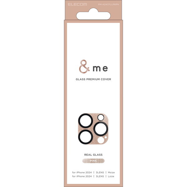 ELECOM PM-A24CFLLP6PN sN &me [iPhone16 Pro / iPhone16 Pro Max J YJo[ KX SʃOb^[]