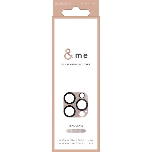 ELECOM PM-A24CFLLP6PU x_[ &me [iPhone16 Pro / iPhone16 Pro Max J YJo[ KX SʃOb^[]