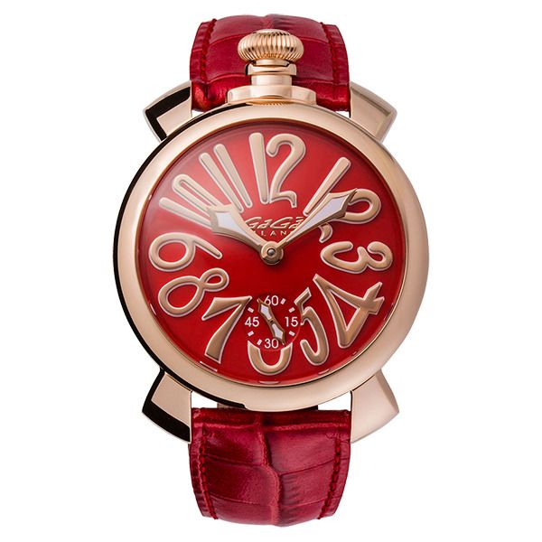GAGA milano 5011.13S-RED MANUALE 48MM [手巻き腕時計(メンズ