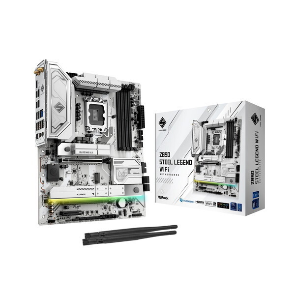 Intel Core Ultra 9 285K CPU + ASRock Z890 Steel Legend WiFi
