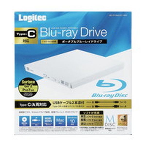 ロジテック LBD-PVA6U3CVWH Blu-rayディスクドライブ USB3.0 スリム