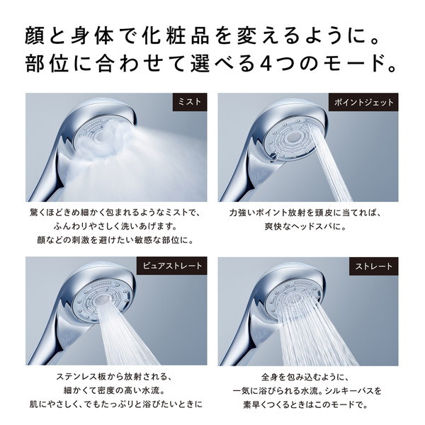 ReFa シャワーヘッド【RS-BH-02A】 MTG RS-BH-02A ホワイト ReFa FINE BUBBLE U [シャワーヘッド] | 激安