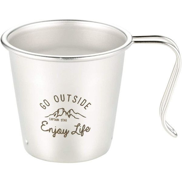 CAPTAIN STAG UH-0038 �����e �X�e�����X �[�^�X�^�b�L���O�J�b�v300ml