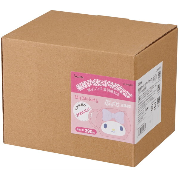 スケーター CHMGD4 マイメロディ サンリオ [陶器製 立体 マグカップ