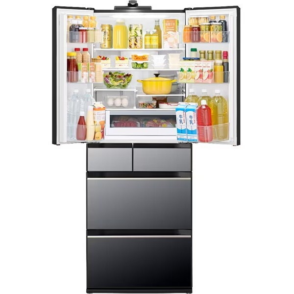 5年延長保証セット 日立 R-HXCC62X(X) クリスタルミラー [冷蔵庫 (617L
