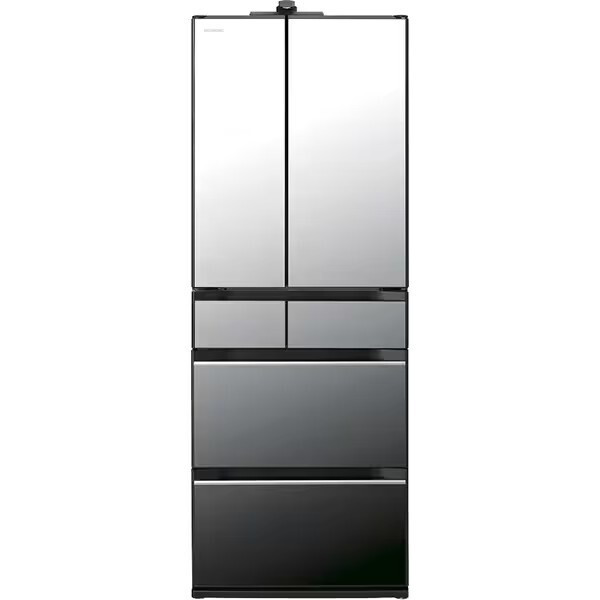 5年延長保証セット 日立 R-HXCC62X(X) クリスタルミラー [冷蔵庫 (617L