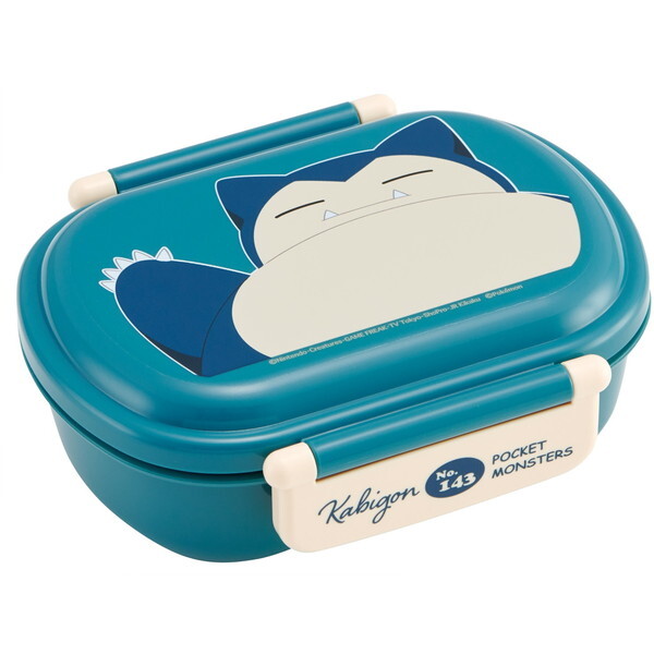 スケーター QAF2BAAG ポケモン カビゴン 子供用 お弁当箱 1段 360ml 中子付き(おかず容器) ふわっと盛れるドーム型 キッズランチ 抗菌加工 日本製