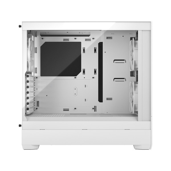 Fractal Design PCケース FD-C-POS1A-04 Fractal Design FD-C-POS1A-04 Pop Silent White TG Clear Tint