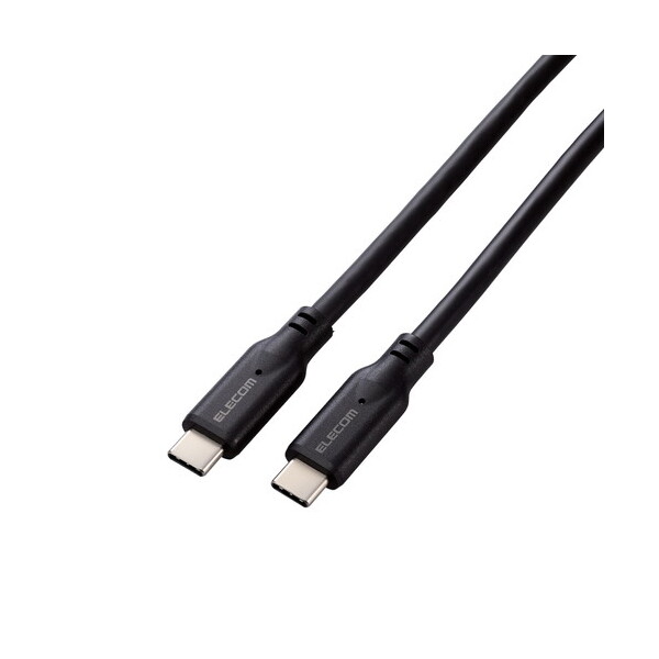 ELECOM MPA-CC1G05BK ^CvCP[u (Type-C to C) 0.5m PD 100W USB10Gbps (MacBook Pro iPad iPhone Ή) ubN