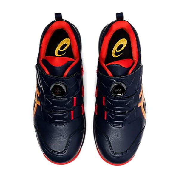 アシックス 安全靴 ウィンジョブCP307 BOA ミッドナイト×ピュア