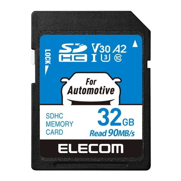 ELECOM MF-DRSD032GU13 SDJ[h SDHC 32GB Class10 UHS-I U3 V30 A2 Ǎő90MB/s (J[ir/ĎJΉ) ϋvf