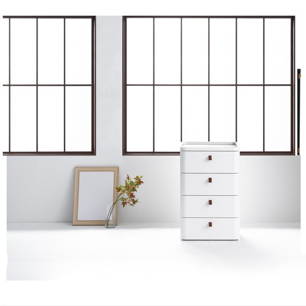 SANKA ロイヤルドロアー 544 WH/DBR [収納ケース 4段 (幅54cm)] | 激安
