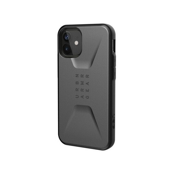 URBAN ARMOR GEAR UAG-IPH20SC-SV �V���o�[ CIVILIAN [iPhone 12 mini�p�P�[�X]