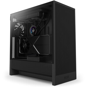PCケース NZXT H5 FLOW 黒 (CC-H51FB-01) NZXT H5 Flow RGB CC-H51FB-R1 Black ATX Mid Tower RGB Desktop