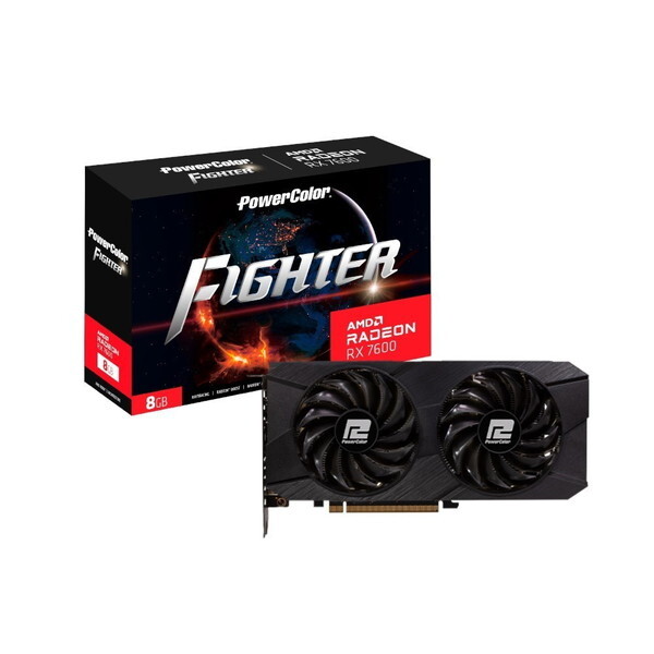 グラフィックボード・グラボ・ビデオカード PowerColor AMD Radeon RX7600 8G-F Amazon | PowerColor AMD Radeon RX 7600搭載グラフィックカード
