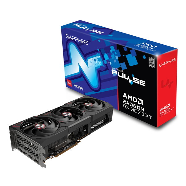 SAPPHIRE PULSERX9070XT16GB/11348-03-20G ブラック [グラフィック
