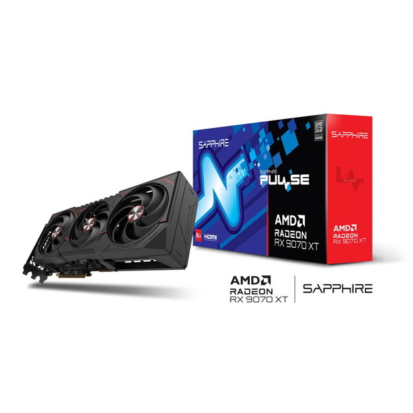 SAPPHIRE PULSERX9070XT16GB/11348-03-20G ブラック [グラフィック 