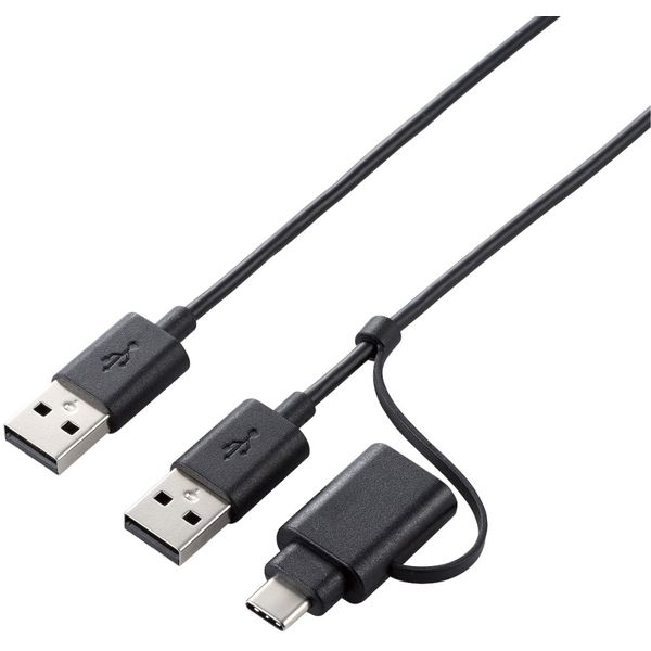 ELECOM UC-TV5BK ubN [Type-CϊA_v^tNP[u (USB2.0)]