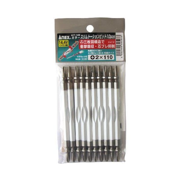 �A�l�b�N�X�iANEX�j ANEX �J���[�X�����g�[�V�����r�b�g10�{�g +2×110 ACT-14M