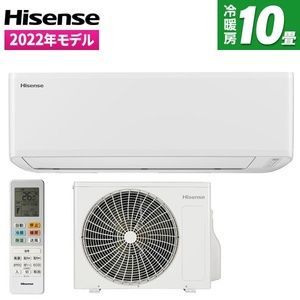 ハイセンス ルームエアコン HA-S28E-W 主に10畳用 Hisense HA-S28E-W Sシリーズ [エアコン (主に10畳用)] | 激安の