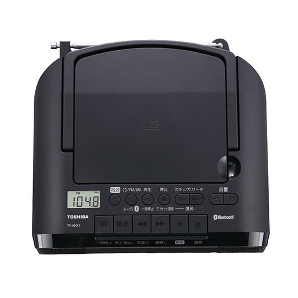 東芝 TY-ANK1(K) ブラック [CDラジオカセットレコーダー] | 激安の新品
