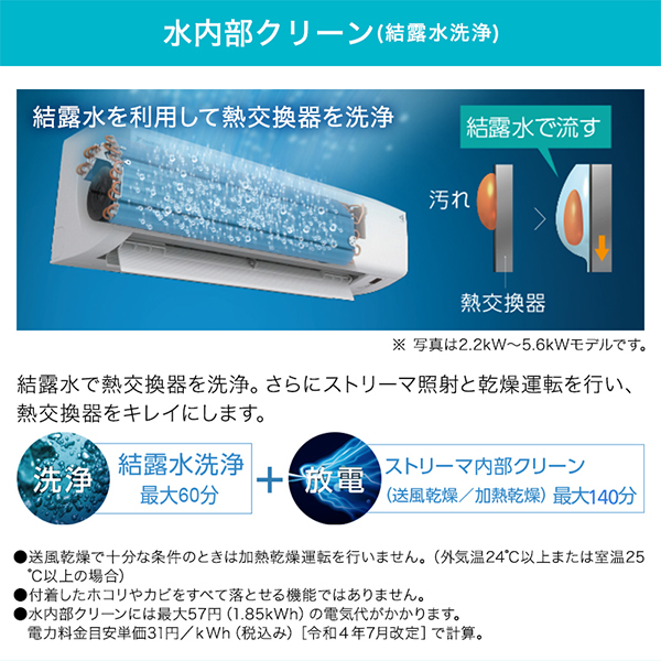 DAIKIN S563ATCP-W ホワイト CXシリーズ [エアコン (主に18畳用・単相 ...