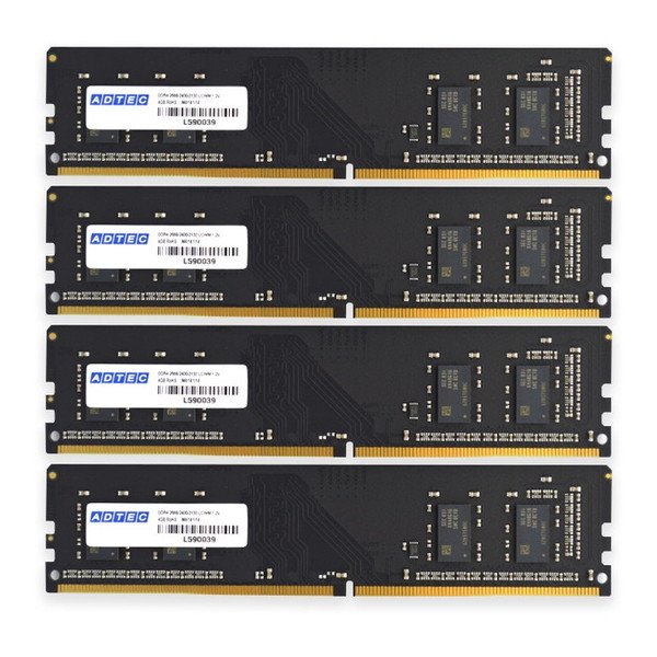 ADTEC ADS3200D-H16G4 [メモリ (DDR4-3200 UDIMM 16GB×4枚 省電力