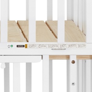 KATOJI ミニベビーベッド 折りたたみ F ホワイト 02600 | 激安の新品