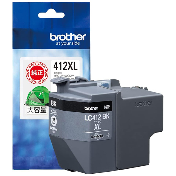 Brother LC412XLBK [【ブラザー純正】インクカートリッジ ブラック(大