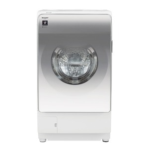 SHARP ES-X12C-SL クリスタルシルバー [ドラム式洗濯乾燥機(洗濯12.0kg