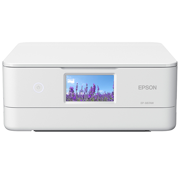 EPSON EP-887AW ホワイト カラリオ [A4カラーインクジェット複合機 