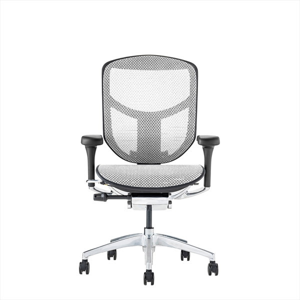 Ergohuman EJ2-LAM-BF-WH �u���b�N�t���[��×�z���C�g���b�V�� ENJOY2 Low Type [���[�^�C�v ���@�\�I�t�B�X�`�F�A]