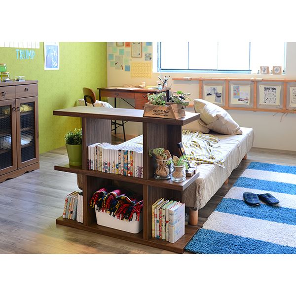 Fizz オープンシェルフ 90cm ブラウン Fizz（フィズ）シェルフ（ロー