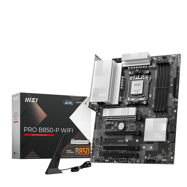 AMD Ryzen 7 9800X3D CPU + MSI PRO B850-P WIFI ATX