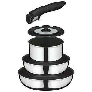 THERMOS KSA-9A-BK ブラック [取っ手のとれるフライパン9点