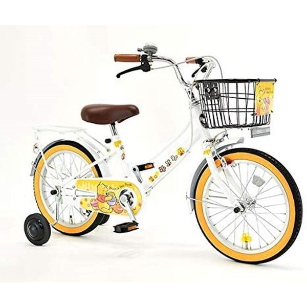 ides 子ども用 自転車 装飾シール キャラデコポン くまのプーさん