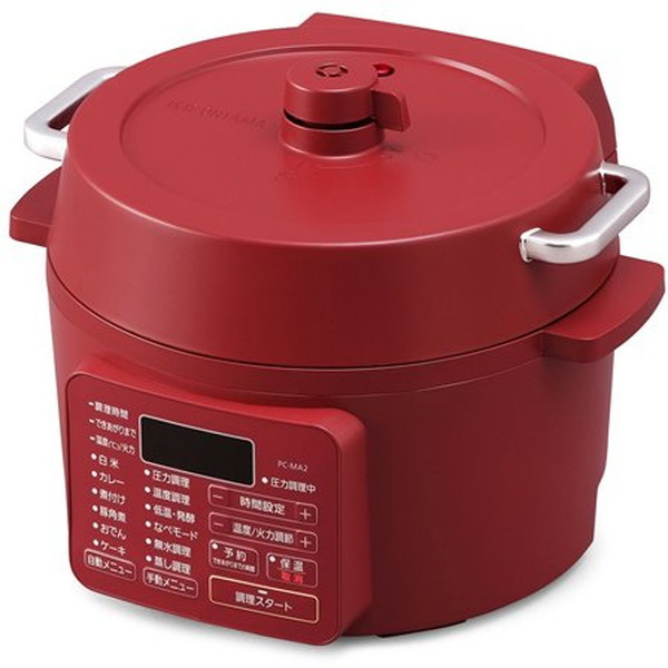 アイリスオーヤマ PC-MA2-R カシスレッド [電気圧力鍋 (2.2L)] | 激安