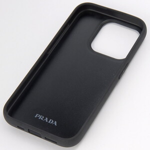 PRADA プラダ iPhoneケース 1ZH181 QHH F0002 SAFFIANO TRIANGOLO NERO