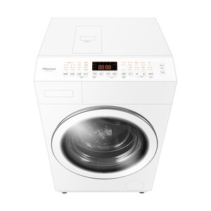 5年延長保証無料 Hisense HWF-D120XL-W ホワイト [ドラム式洗濯乾燥機