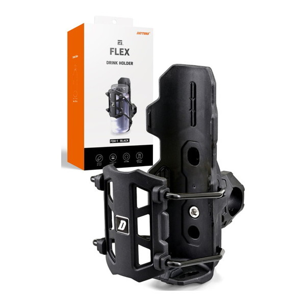 D60697 �f�C�g�i(Daytona) �o�C�N�p �h�����N�z���_�[ 600ml�Ή� ��22.2/25.4��t �����^�b�`�z�[���h �t���b�N�X FDH-1 �u���b�N 60697